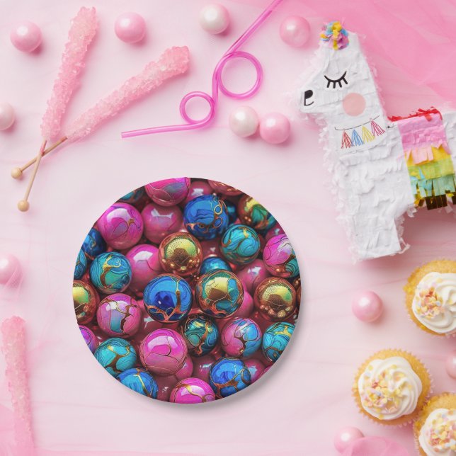 7" Round Paper Plate (Party)