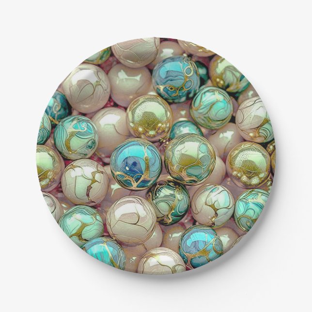 7" Round Paper Plate (Front)
