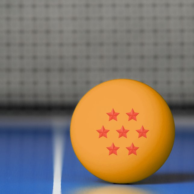7 Stars Super Dragon Ping Pong Ball (Net)