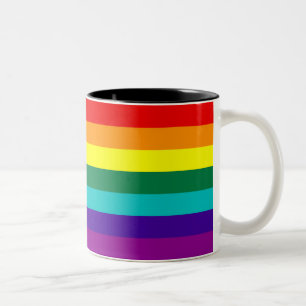 7 Stripes Rainbow Gay Pride Flag Mug