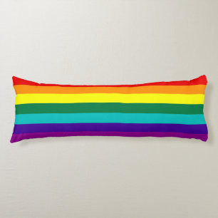 7 Stripes Rainbow Pride Flag Body Pillow