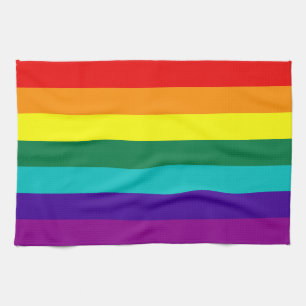 7 Stripes Rainbow Pride Flag Kitchen Towel