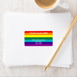 7 Stripes Rainbow Pride Label