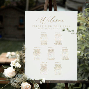 7 Tables Welcome Seating Chart