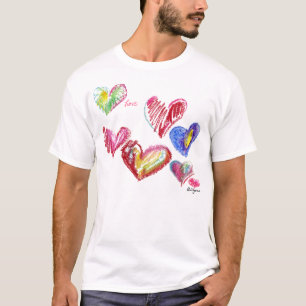 7 Valentine Hearts Soar T-shirt/ Apparel T-Shirt