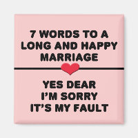 7 Words For A Long and Happy Marriage