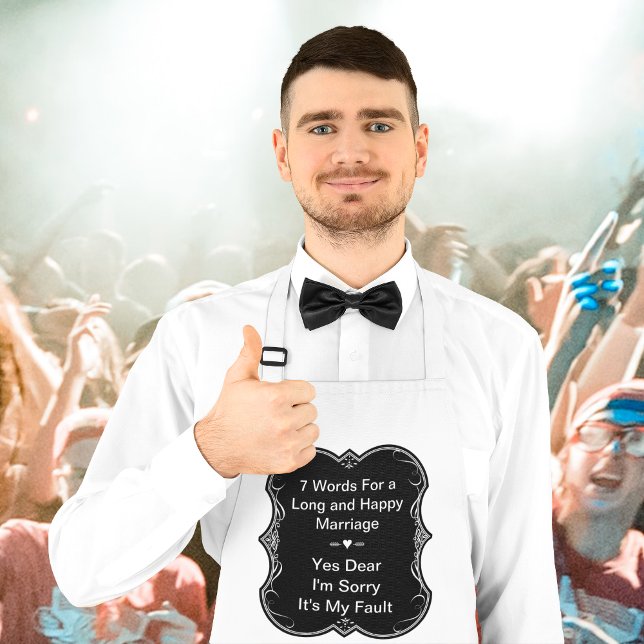 7 Words for a Long and Happy Marriage Standard Apron (Creator Uploaded)