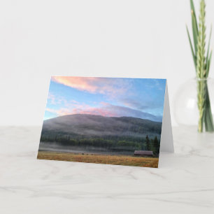 7"x5" Folded Card    Cedar Mountain Dawn