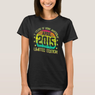 7 Year Old April 2015 7th Birthday 1 T-Shirt