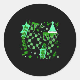 7 Year Old Birthday Goodbye 6 Hello 7 67 Meme Six  Classic Round Sticker