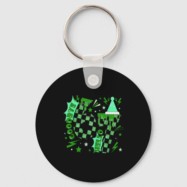7 Year Old Birthday Goodbye 6 Hello 7 67 Meme Six  Keychain (Front)