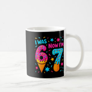 7 Year Old Birthday I Was 6 Now Im 7 Funny 67 Meme Coffee Mug