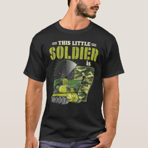 7 Year Old Birthday Soldier Boys Military Themed C T-Shirt