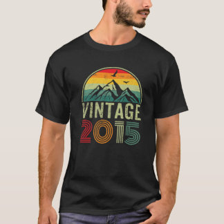 7 Year Old Vintage 2015 7Th Birthday T-Shirt