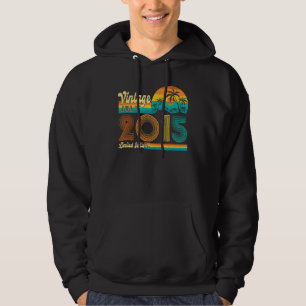 7 Year Old Vintage Since July 2015 7th Birthday Hoodie