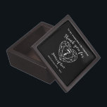 7 years of love black onyx personalized thank you gift box<br><div class="desc">Simple outline heart stone effect line art graphic black onyx 7th Wedding Anniversary gift box. Customize with your own choice of name and relationship. Currently reads to my wonderful wife Thank you for 7 years of love. Ideal for an 7th anniversary black onyx gemstone jewellery gift. 7 years of marriage...</div>