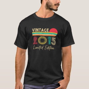 7 Years Old Bday Born In 2015 Vintage 7Th Birthday T-Shirt