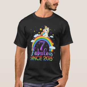 7 Years Old Unicorn 7th Birthday Girl Unicorn Part T-Shirt