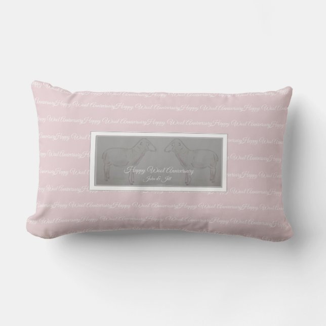 7ème coussin heureux de moutons d'anniversaire de (Recto)
