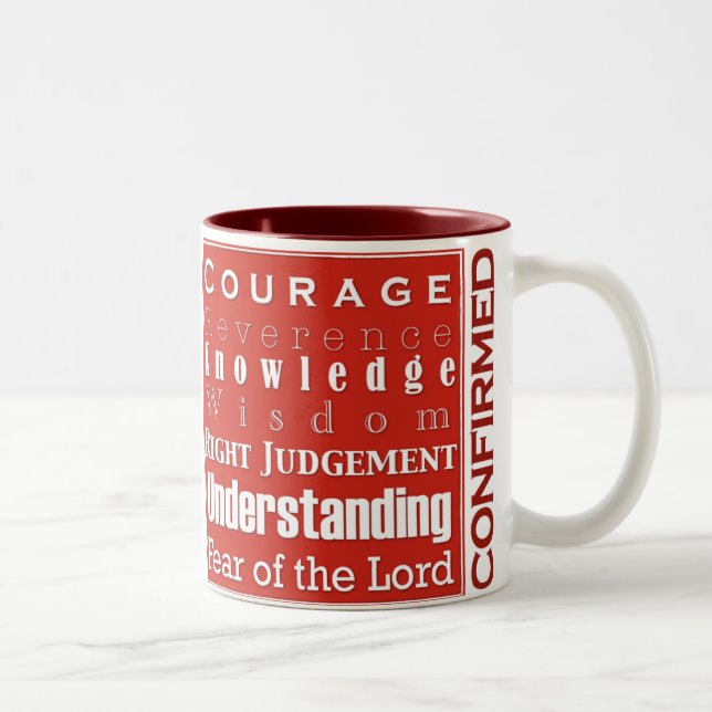 7Gifts pour votre tasse de confirmation (Droit)