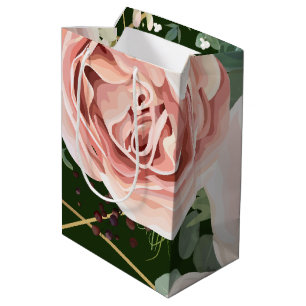 7lx4.5wx10h Medium Gift Bag Geometric Garden Hunte