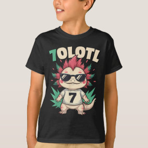 7olotl Sevenolotl – Funny Axolotl Halloween Number T-Shirt