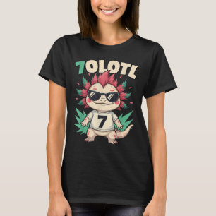 7olotl Sevenolotl – Funny Axolotl Halloween Number T-Shirt