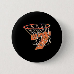 7th Birthday Basketball 7 Year Old Kid for Birthda 2 Inch Round Button