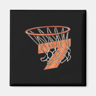 7th Birthday Basketball 7 Year Old Kid for Birthda Magnet
