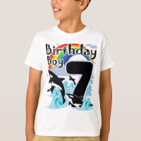 7th Birthday Boy as Orca Whale lover