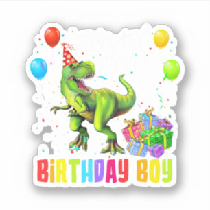 7Th Birthday Boy Dinosaur T Rex