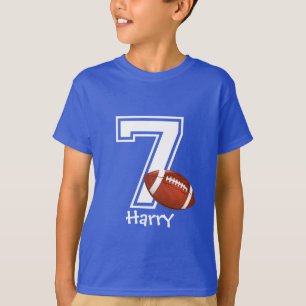 7th Birthday boy personalized-3 T-Shirt
