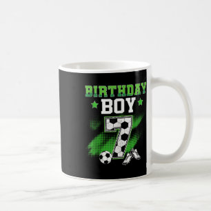7th Birthday Boy Soccer 7 Year Old Sport 7yr Boys  Coffee Mug