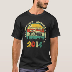 7th Birthday  December 2014 Retro 7 Year Old Vinta T-Shirt