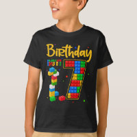 7th Birthday Gift 7 Years Old Block Building Boys