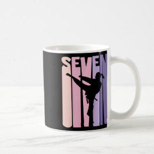 7th Birthday Gift Karate Retro Taekwondo Martial A Coffee Mug