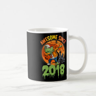 7th Birthday Halloween Dabbing Zombie Awesome Sinc Coffee Mug