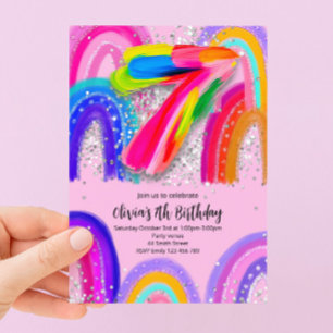7th Birthday Invitation