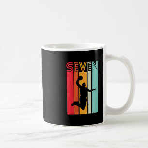 7th Birthday Sketll Lover Gift 7 Years Old Retro Coffee Mug