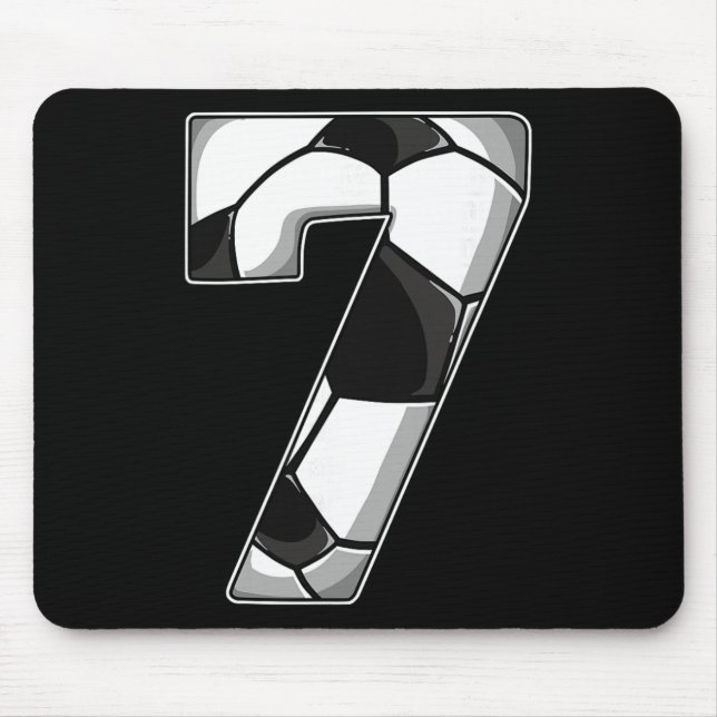 7th Birthday Soccer  Mouse Pad (Front)