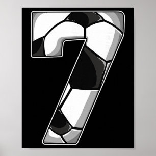 7th Birthday Soccer Poster