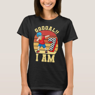 7th Birthday Soccer Themed Birthday Party 7 Years  T-Shirt