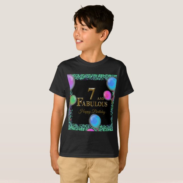 7th  Birthday  T-Shirt (Front Full)