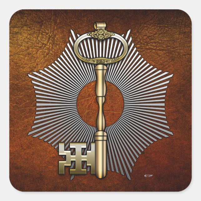 7th Degree: Provost and Judge Square Sticker (Front)
