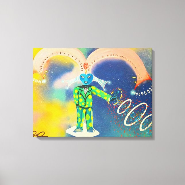 7th Dimensional Gatekeeper Guardian Canvas Print (Front)