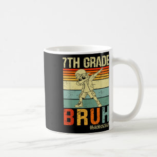 7th Grade Bruh We Back To School 2025 Boys 1st Day Coffee Mug