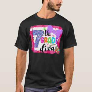 7th Grade Diva First Day Of School Girl Clothes T-Shirt