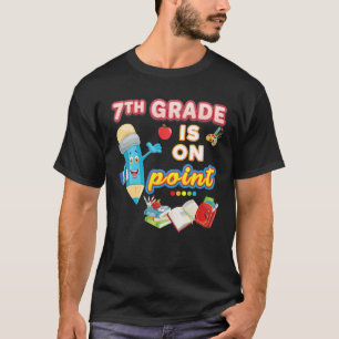 7Th Grade Is On Point Seventh Pencil Together Kid T-Shirt