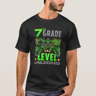 7Th Grade Level Unlocked Back To School 7Th Grade T-Shirt