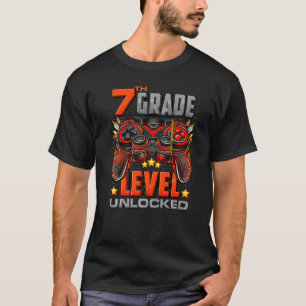 7th Grade Level Unlocked Back To School 7th Grade T-Shirt